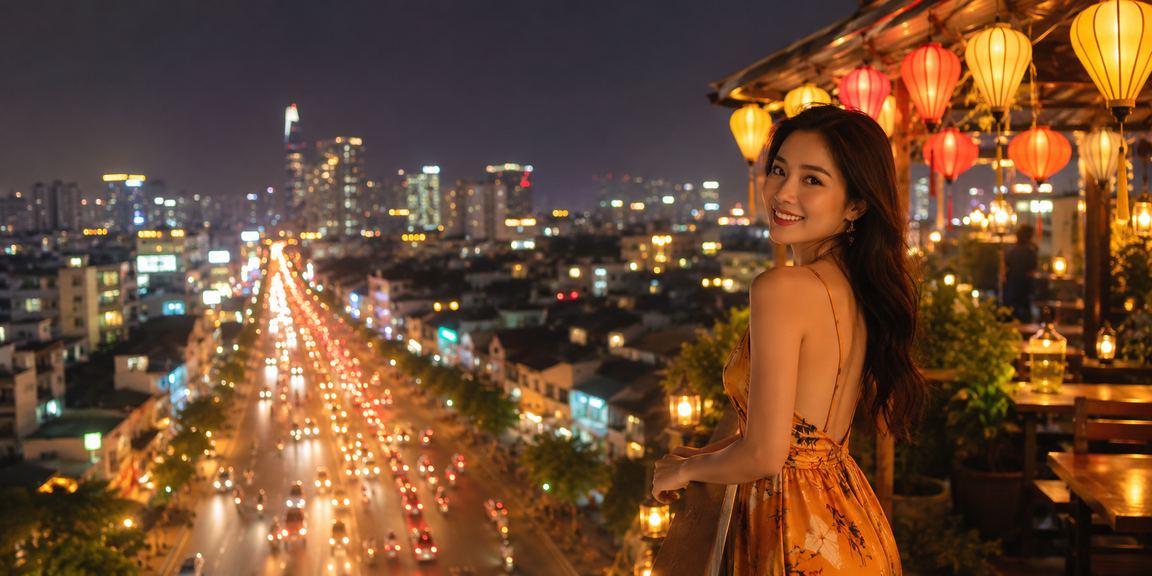 Nhóm bạn tại TP. Hồ Chí Minh xem trận bóng đá và theo dõi kèo cược tại chợ đêm